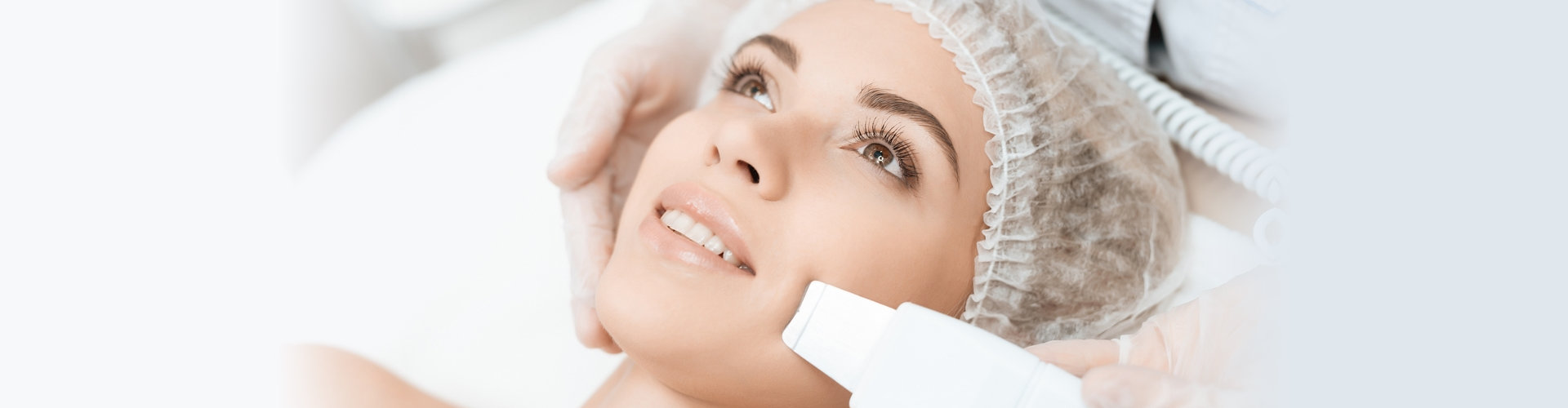 woman getting a facial treatment